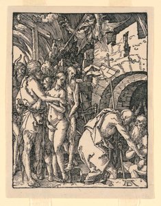 Christus in der Vorhölle (Höllenfahrt), aus der Serie Die kleine Passion von Albrecht Dürer