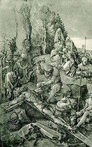 Christus wird ans Kreuz genagelt von Albrecht Dürer