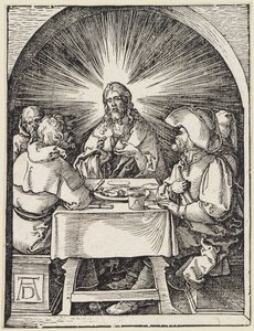 Christus in Emmaus von Albrecht Dürer