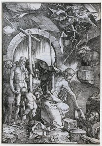 Christus in der Vorhölle, Blatt 11 der Folge "Die Grosse Passion" von Albrecht Dürer
