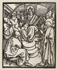 Christus unter den Gelehrten (43 religiöse Themen) von Albrecht Dürer