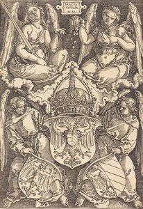 Wappen des Deutschen Reiches und der Stadt Nürnberg, 1521 von Albrecht Dürer