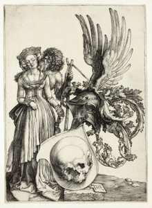 Wappen mit einem Schädel von Albrecht Dürer