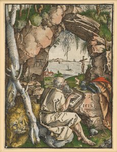 Der heilige Hieronymus in der Felsgrotte von Albrecht Dürer