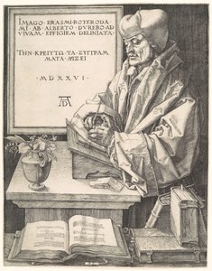 Erasmus von Rotterdam von Albrecht Dürer