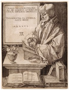 Erasmus von Rotterdam von Albrecht Dürer