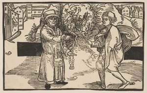 Eunuchen, aus Die Komödie des Terenz, Nachdruck aus dem 19. Jahrhundert von Albrecht Dürer