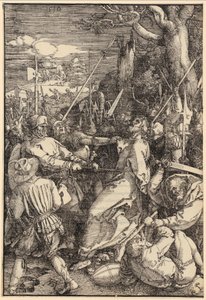 Gefangennahme Christi, Blatt 4 der Folge "Die Große Passion" von Albrecht Dürer