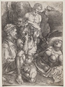 Gruppe von fünf Figuren