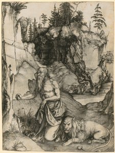 Heiliger Hieronymus in der Wüste von Albrecht Dürer