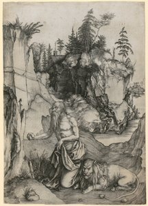 Heiliger Hieronymus in der Wüste von Albrecht Dürer