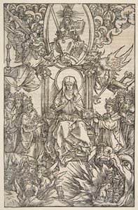 Illustration aus Revelations Sancte Birgitte, Koberger Nürnberg 1502 Deutscher Text von Albrecht Dürer