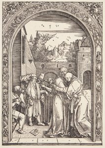 Joachim und St. Anna treffen sich am Goldenen Tor von Albrecht Dürer