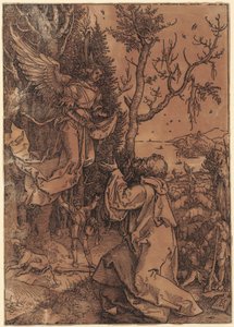 Joachim auf dem Felde, Blatt 3 der Folge "Das Marienleben" von Albrecht Dürer