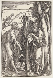 Johannes der Täufer und St. Onuphrius in der Wildnis von Albrecht Dürer