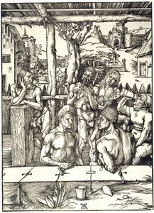 Das Männerbad (Bartsch 128) von Albrecht Dürer