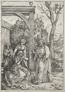 Leben der Jungfrau: Christus nimmt Abschied von seiner Mutter von Albrecht Dürer