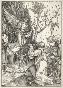 Leben der Jungfrau: Joachim und der Engel, um 1504 von Albrecht Dürer