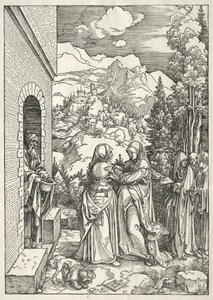 Leben der Jungfrau: Die Heimsuchung, 1504-1505 von Albrecht Dürer