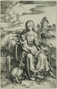 Madonna mit dem Affen von Albrecht Dürer