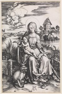 Maria mit Kind und einem Affen von Albrecht Dürer