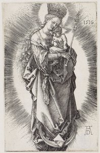 Maria mit Zepter und Sternenkrone von Albrecht Dürer
