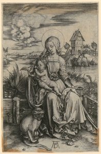 Maria mit der Meerkatze