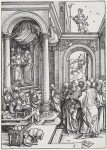 Mariens Tempelgang von Albrecht Dürer