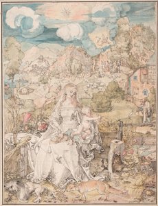 Maria unter einer Vielzahl von Tieren, um 1503 von Albrecht Dürer
