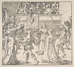 Maskentanz mit Fackeln, 1922 von Albrecht Dürer