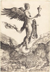Nemesis (Das große Glück) von Albrecht Dürer