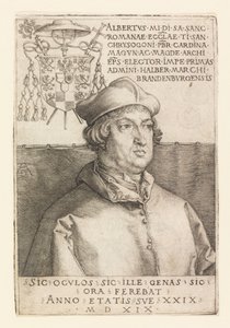 Porträt von Albert von Mainz von Albrecht Dürer