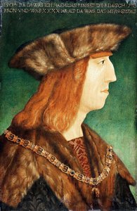 Porträt von Kaiser Maximilian I. 1459-1519 von Albrecht Dürer
