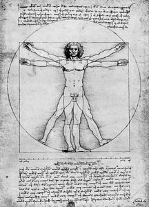 Proportionen der menschlichen Figur, ca. 1492, 1936 von Albrecht Dürer