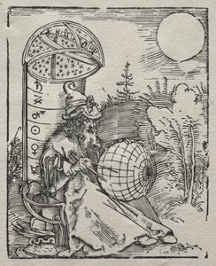 Ptolemäus mit dem Himmelsglobus