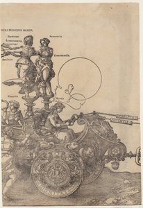 Rechte Wagenhälfte, Blatt 2 der Folge "Der große Triumphwagen" von Albrecht Dürer