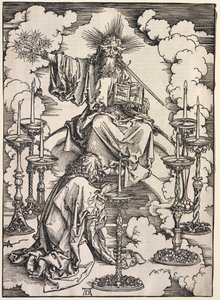 Offenbarung des Johannes: Johannes betrachtet die sieben Leuchter, 1511