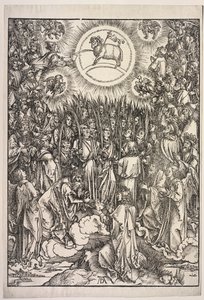 Offenbarung des Johannes: Die Anbetung des Lammes von Albrecht Dürer