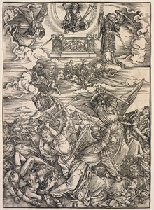 Offenbarung des Johannes: Die vier zerstörenden Engel, 1511 von Albrecht Dürer
