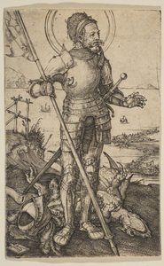 Heiliger Georg stehend von Albrecht Dürer