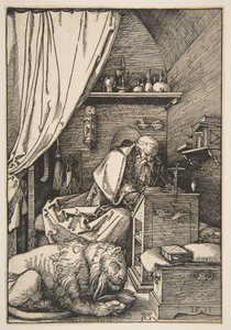 Der heilige Hieronymus in seinem Studierzimmer von Albrecht Dürer