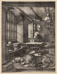 Heiliger Hieronymus in seinem Studierzimmer von Albrecht Dürer