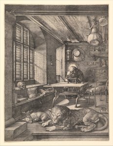 Der heilige Hieronymus in seinem Studierzimmer von Albrecht Dürer