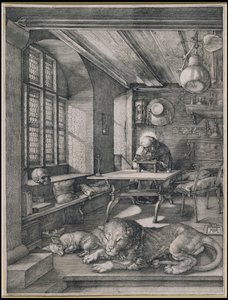 Heiliger Hieronymus in seinem Studierzimmer von Albrecht Dürer