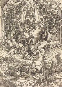 Der heilige Johannes vor Gott und den Ältesten von Albrecht Dürer