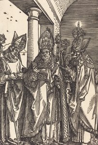 Heilige Nikolaus, Ulrich und Erasmus, ca. 1508 von Albrecht Dürer