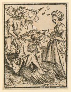 Satan geißelt Hiob von Albrecht Dürer
