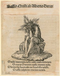 Schmerzensmann, Titelblatt der Folge "Kleine Holzschnitt-Passion" von Albrecht Dürer
