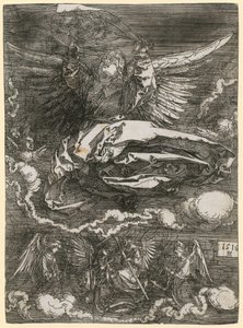 Schweißtuch von einem Engel gehalten von Albrecht Dürer