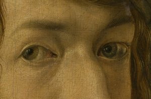 Selbstporträt (Madrid), (Detail) von Albrecht Dürer